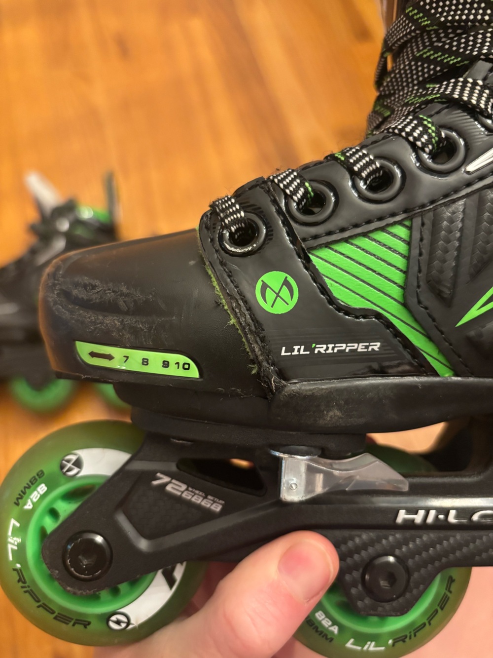 Bauer Mission Lil Ripper Roller Skates - Picture 4 of 6